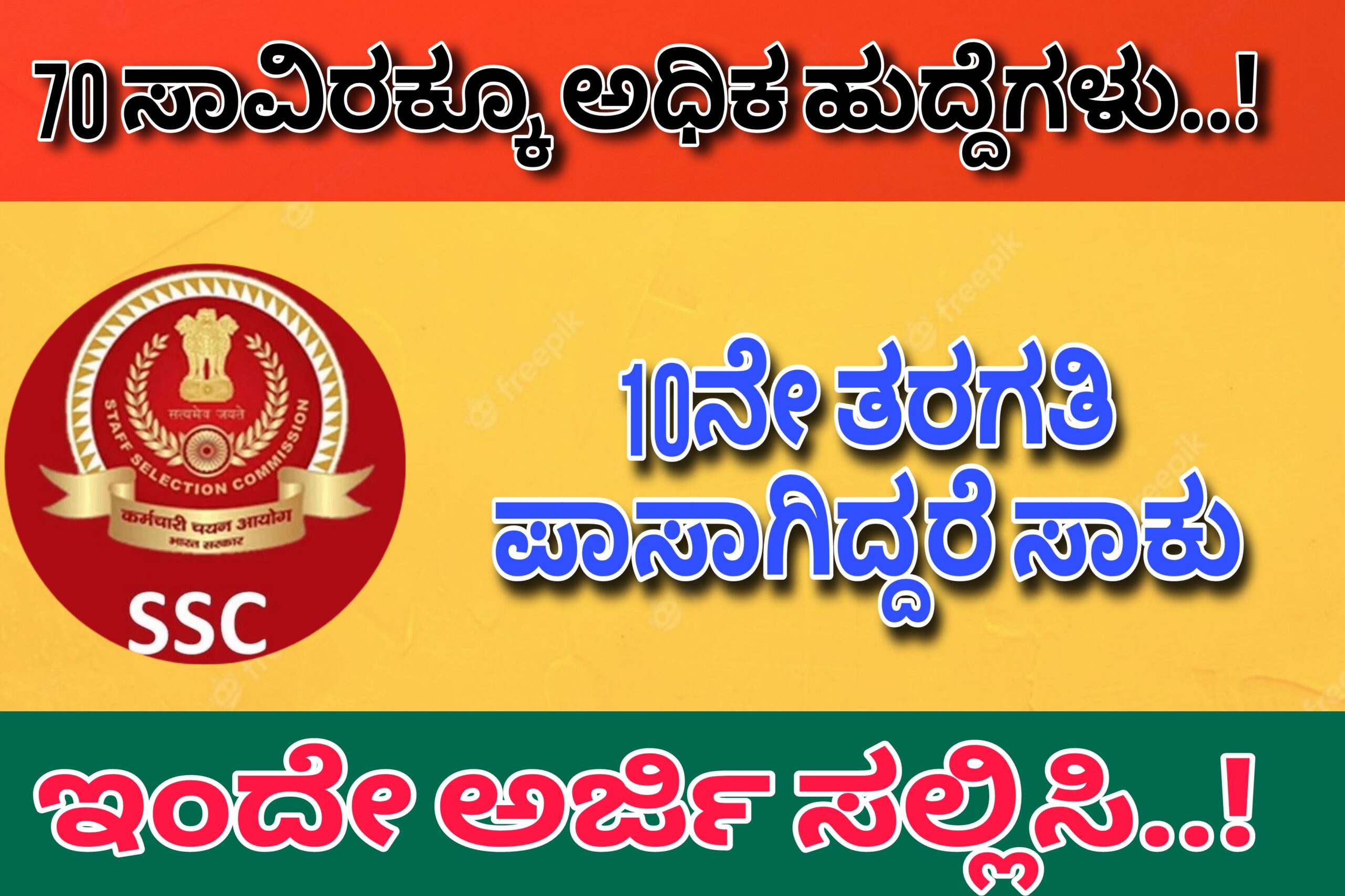 SSLC ಪಾಸಾದವರಿಗೆ ಭರ್ಜರಿ ಉದ್ಯೋಗಾವಕಾಶ…! ಪೊಲೀಸ್ ಇಲಾಖೆಯಲ್ಲಿ ಅರ್ಜಿ ಸಲ್ಲಿಸಲು ಅವಕಾಶವಿದ್ದು ಈಗಲೇ ಅರ್ಜಿ ಸಲ್ಲಿಸಿ…